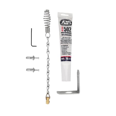 U.S. Fireplace Products Energy Top Install Kit - Chimney Damper Hardware Kit - No Cable ETIK